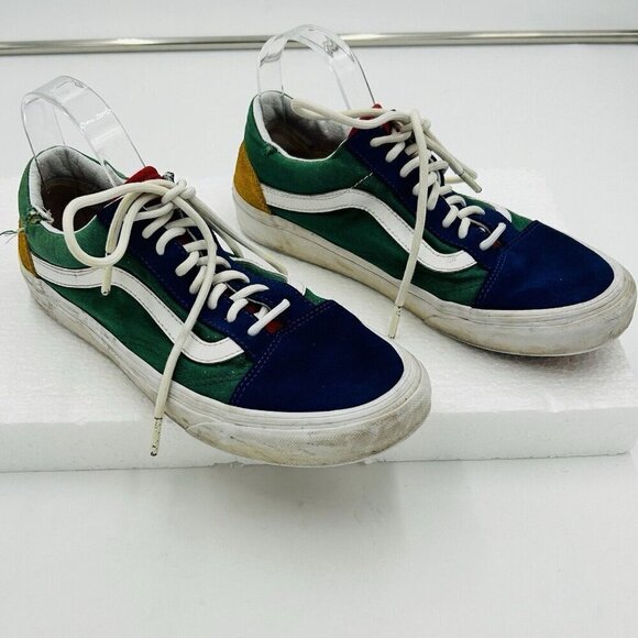Vans Old Skool Yacht Club Canvas/Leather Shoes M 7.5 W 9 Multicolor - Picture 1 of 9